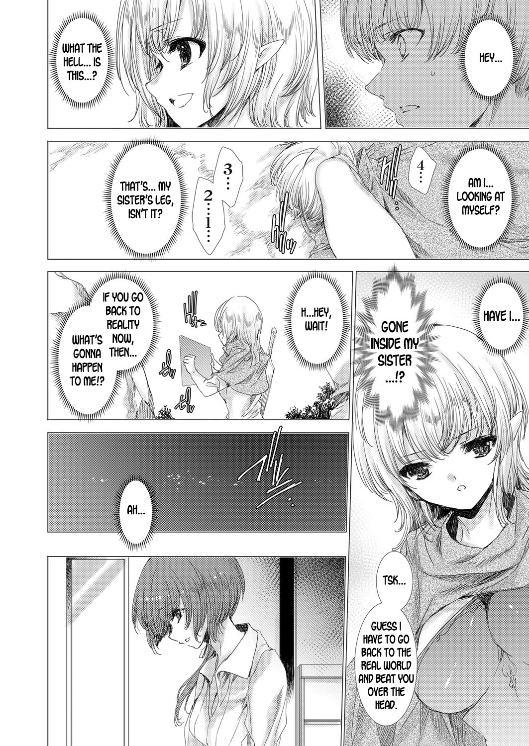 Hentai Manga Comic-Younger Sister Rape Revenge Quest ~Doing as I Please With the Takeover of Her Virtual and Real Body~ Level 1-Read-12